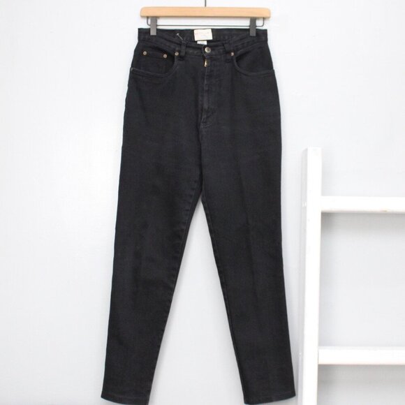Westport Vintage Black High-Rise Straight Leg Denim Jeans Size 8 - Picture 1 of 7